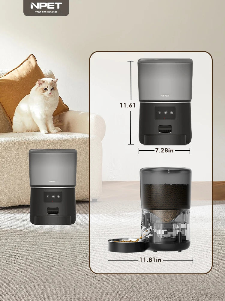 Automatic smart pet feeder
