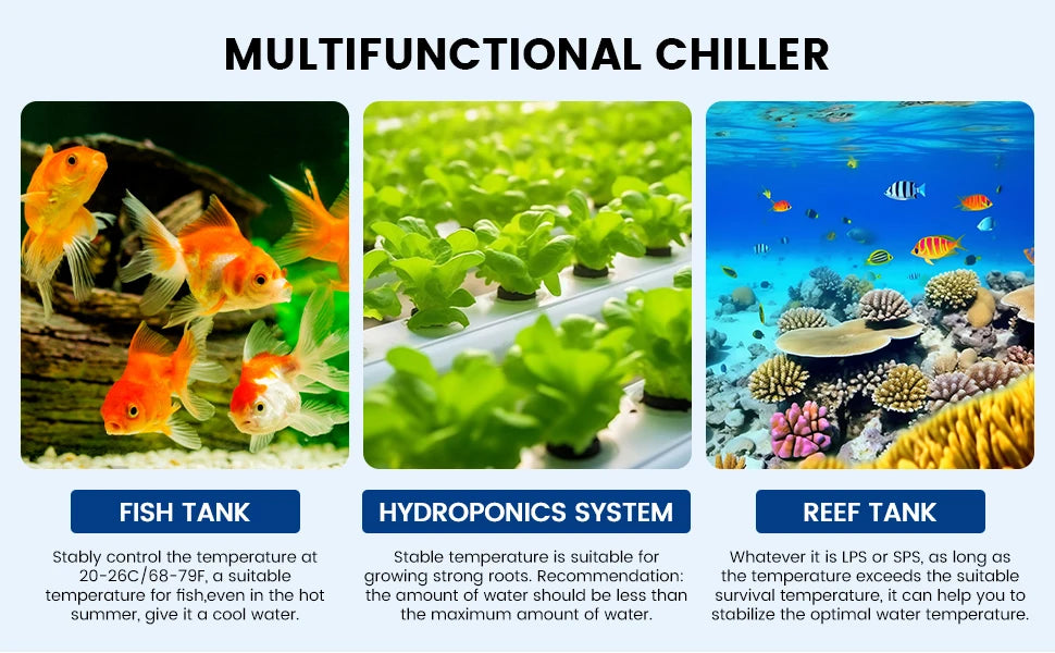 1/2 HP Aquarium Water Chiller