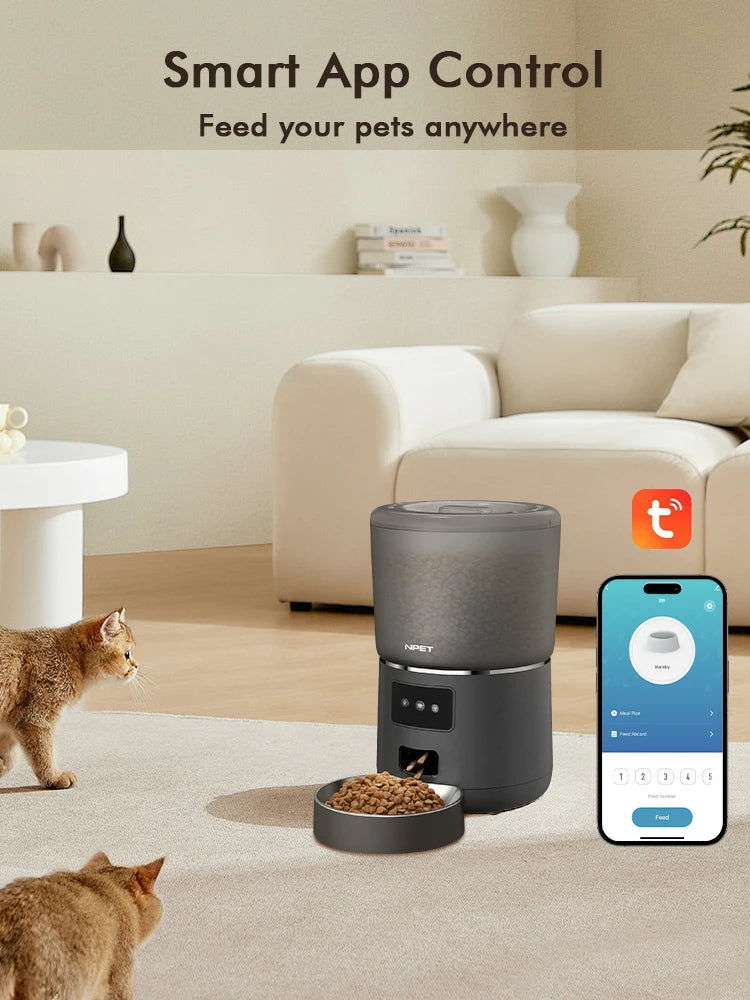 Automatic smart pet feeder