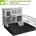 Indoor Outdoor Bunny House Guinea Pig Cage