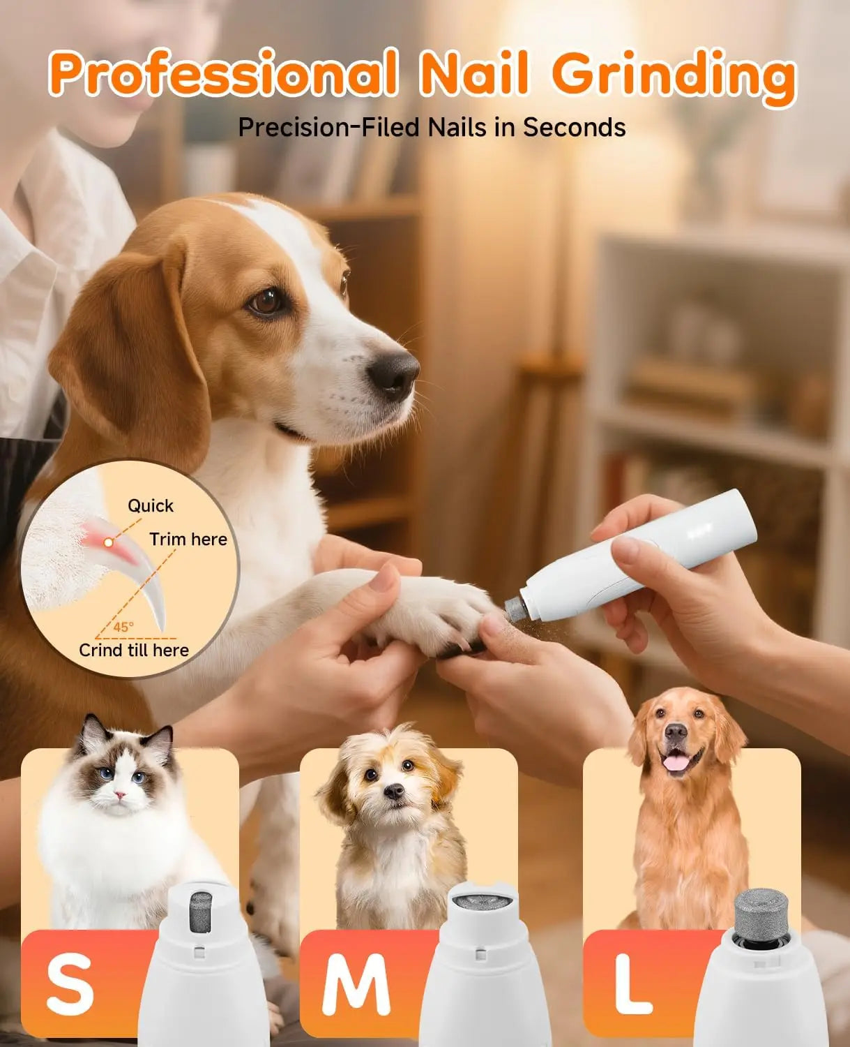 14 in 1 Cordless Dog Grooming Kit