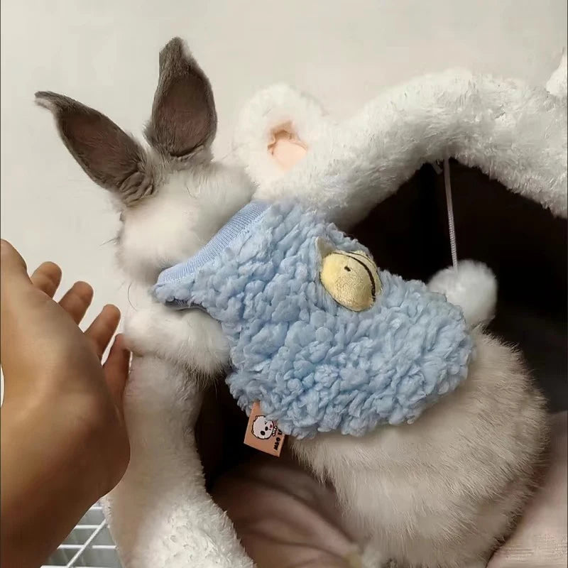 Winter Bunny Kitten Sweater