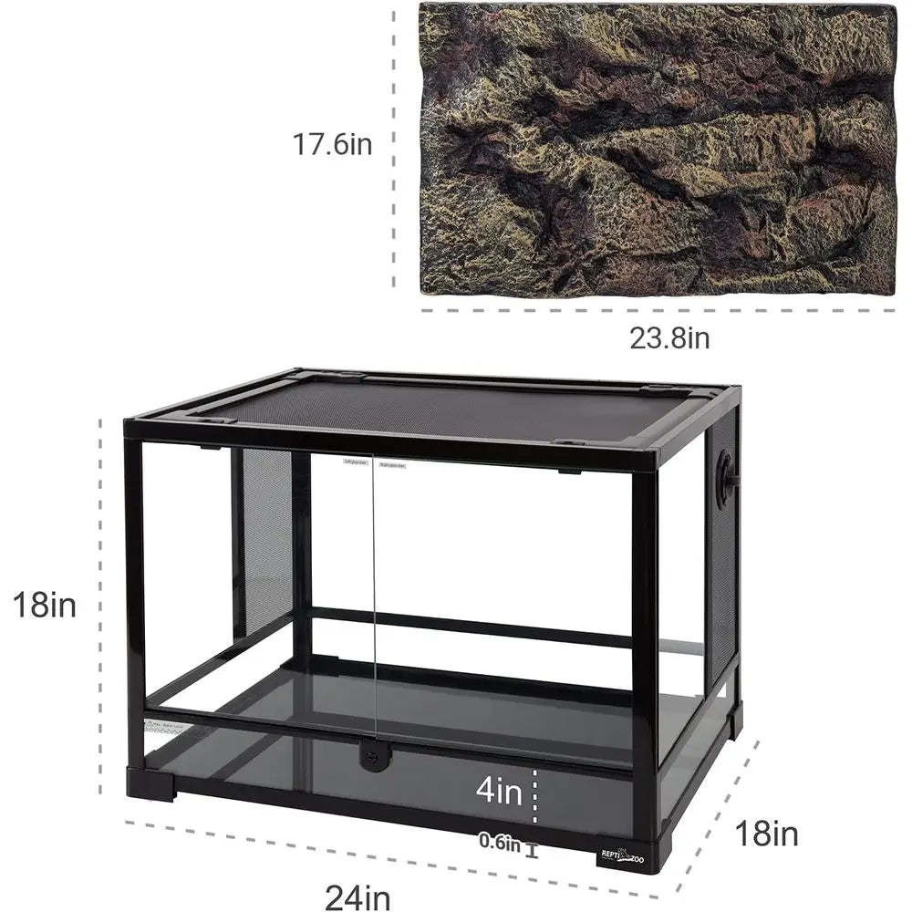 Knock-Down Large Glass Reptile Tank
