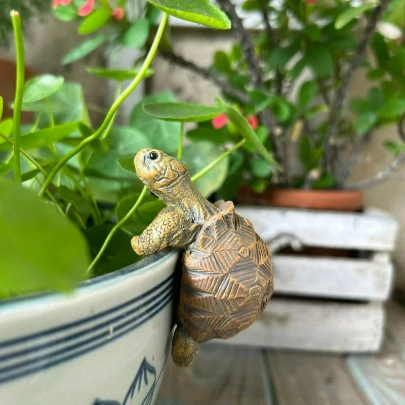 Fishing Turtle Hanging Turtle Figurine