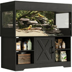 Black Reptile Enclosure with Stand