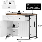 White Heavy-Duty Metal Stand
