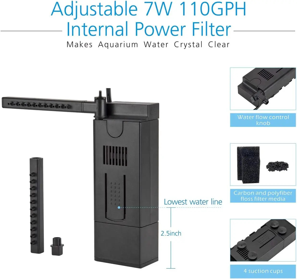 LED Glass Aquarium Kit