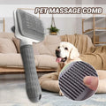 Self-Cleaning Pet Grooming Brush