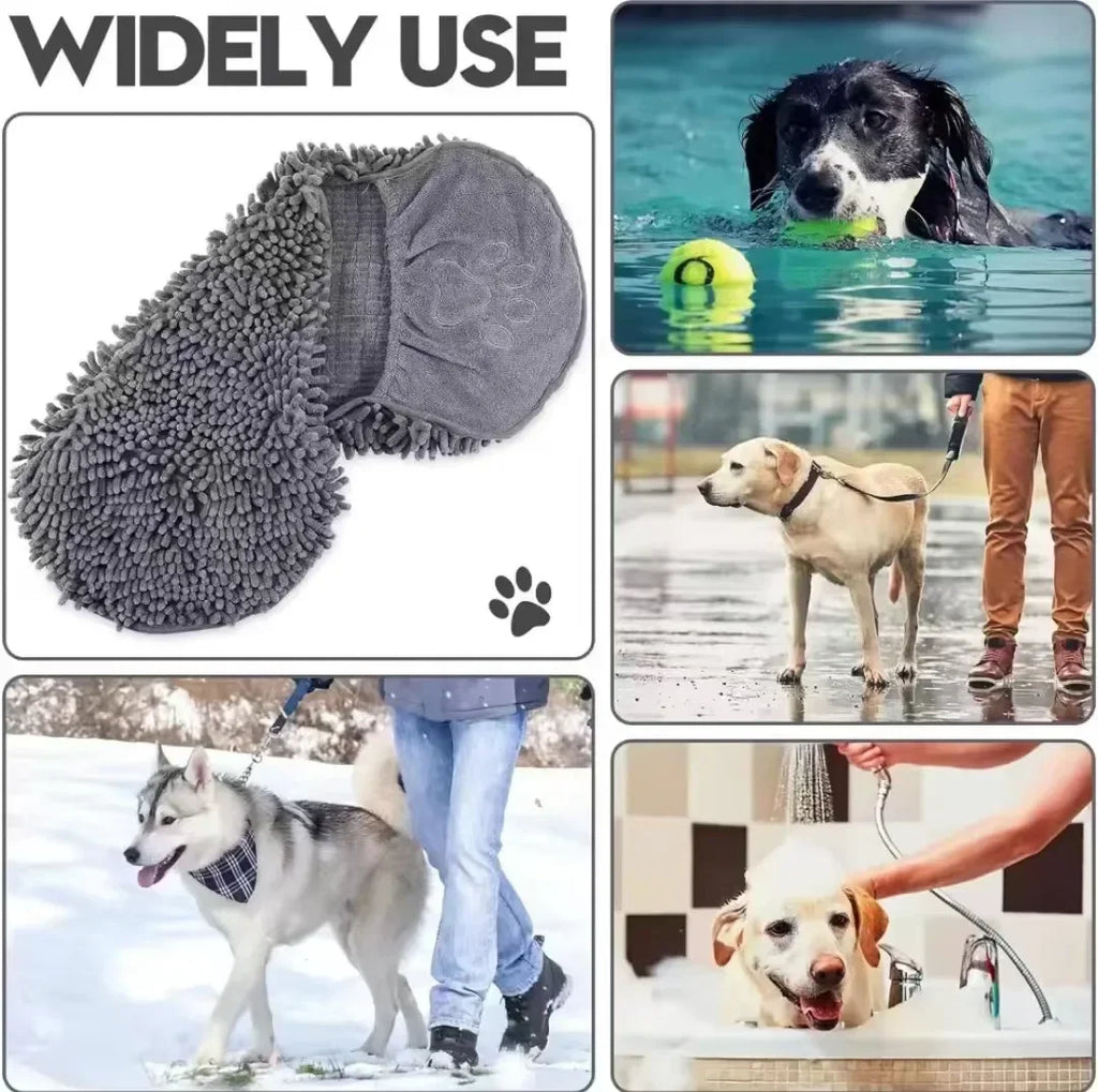 1pc Super Absorbent Pet Bath Towel