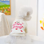 Embroidered Heart Pet Sweatshirt