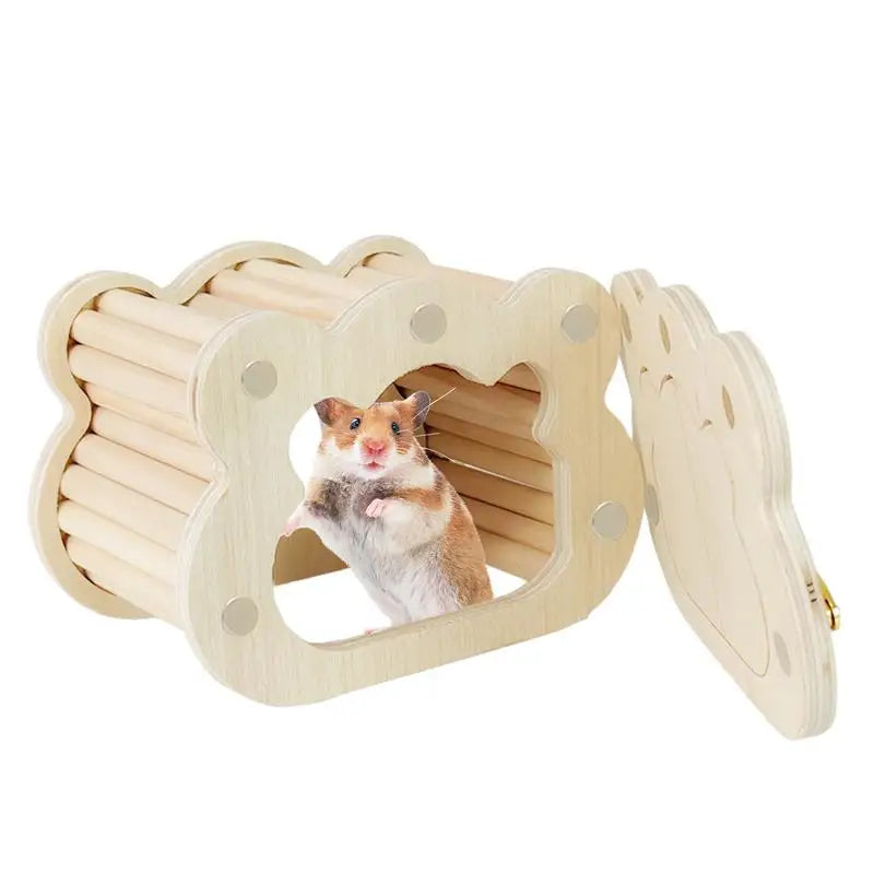 Tiny Hamster Wooden House