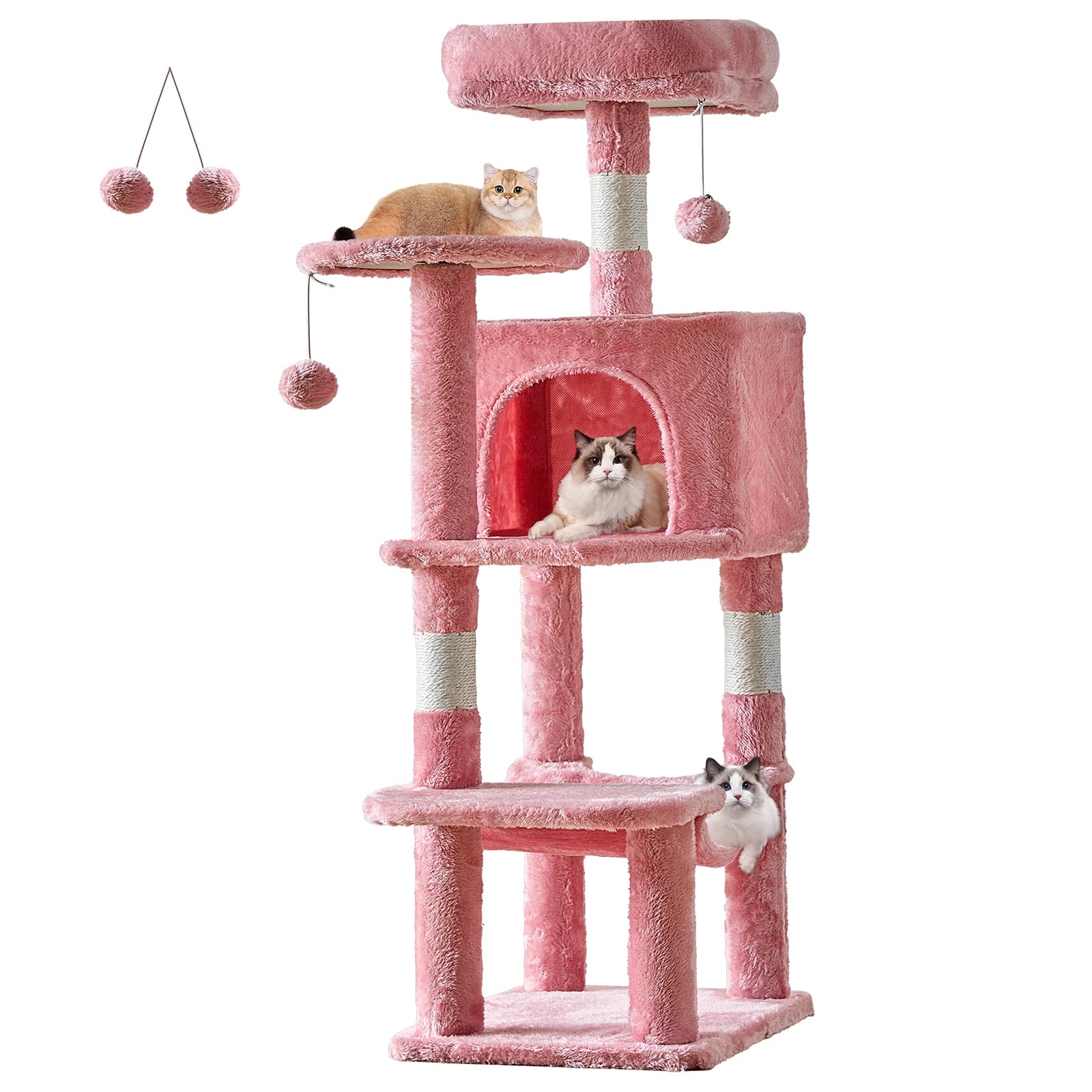 Cat Tree Tall Multi-Cat Climbing Tower