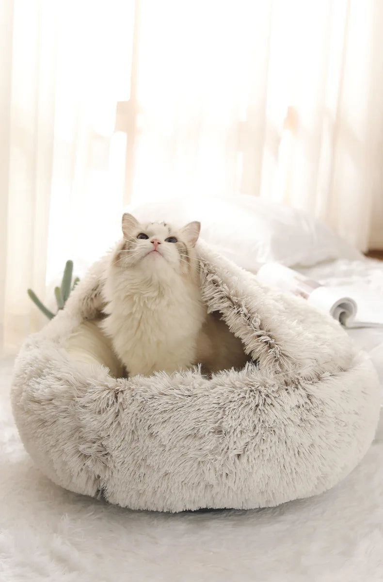 Autumn and Winter soft plush pet bed