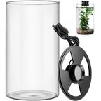 Desktop Glass Terrarium with Grow Light