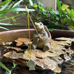 Fishing Turtle Hanging Turtle Figurine