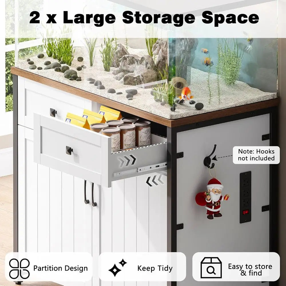 White Heavy-Duty Metal Stand