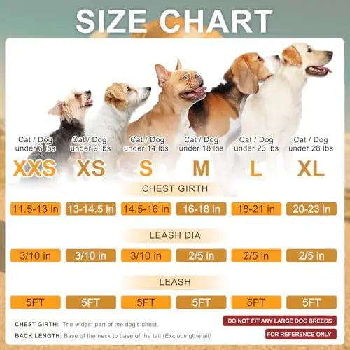 Safe Harness for Small Dogs & Cats