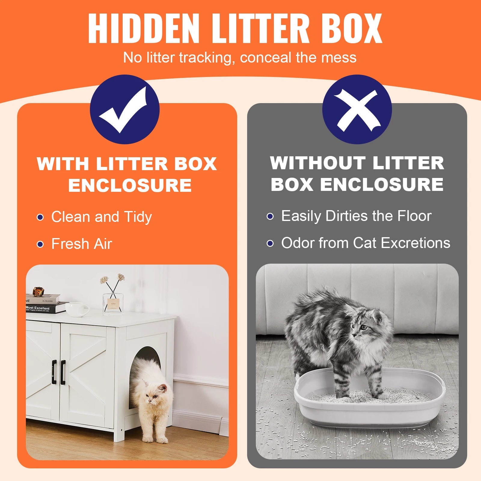 Cat Litter Box Enclosure