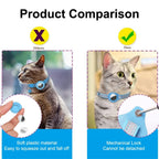 Reflective Cat Collar with Apple Air Tag Holder