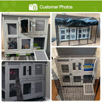 Indoor Outdoor Bunny House Guinea Pig Cage