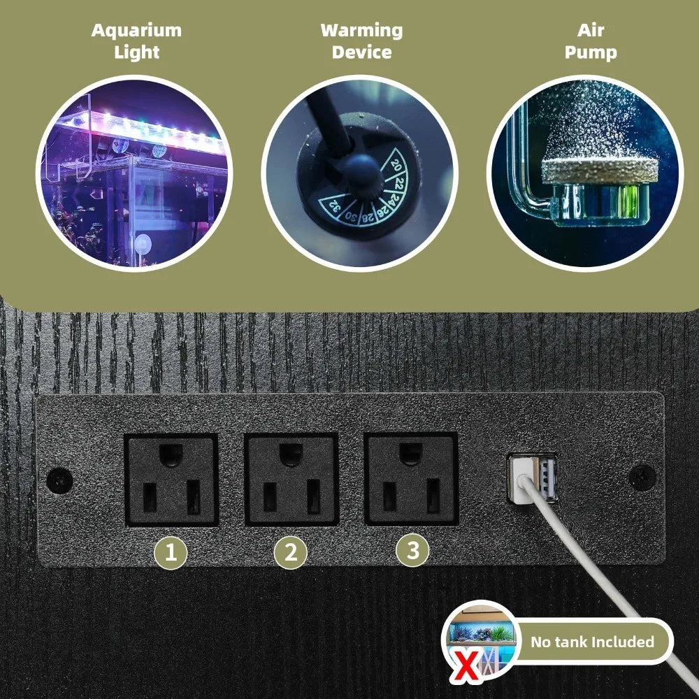 75-120 Gal Fish Tank Cabinet