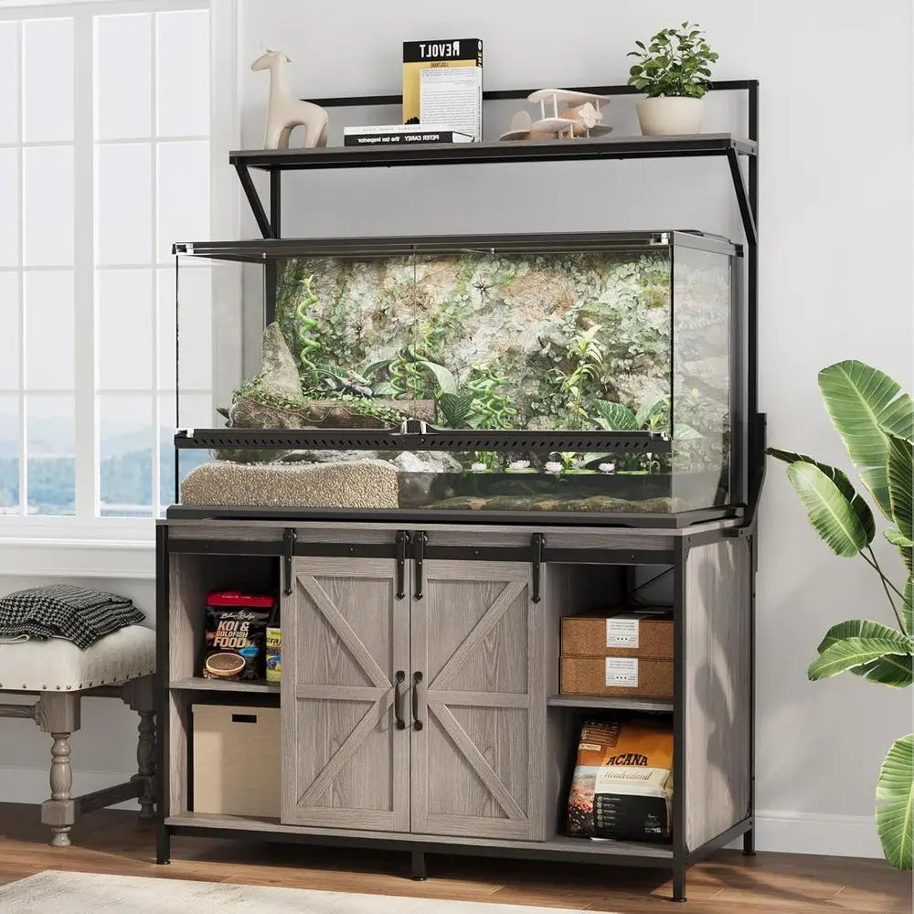 Farmhouse Reptile Tank Stand