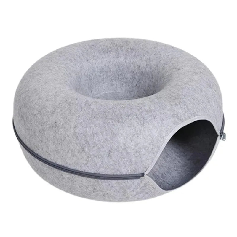 2 in 1 Tunnel for Cats Bed
