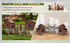 Large Wooden Chicken Coop, 160IN Outdoor