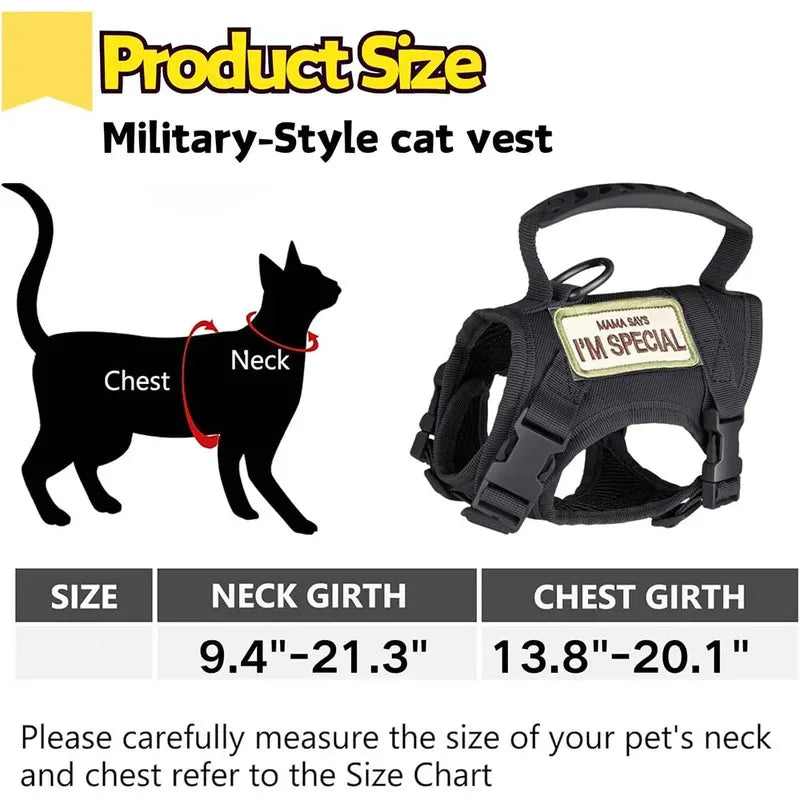 Tactical Escape Proof Harness Leash