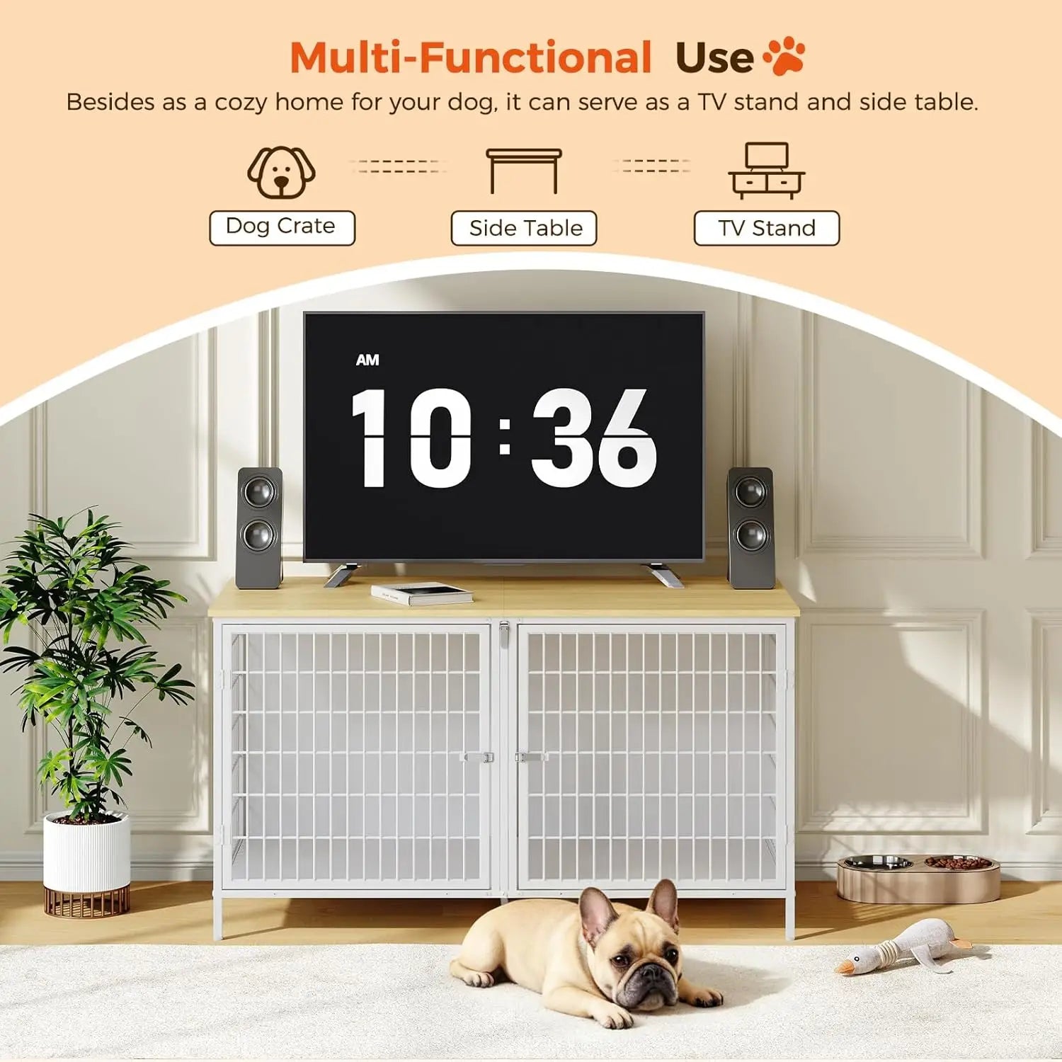 Double Dog Crate Furniture