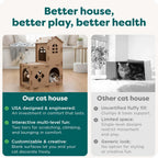 Multi-Level Cardboard Cat House