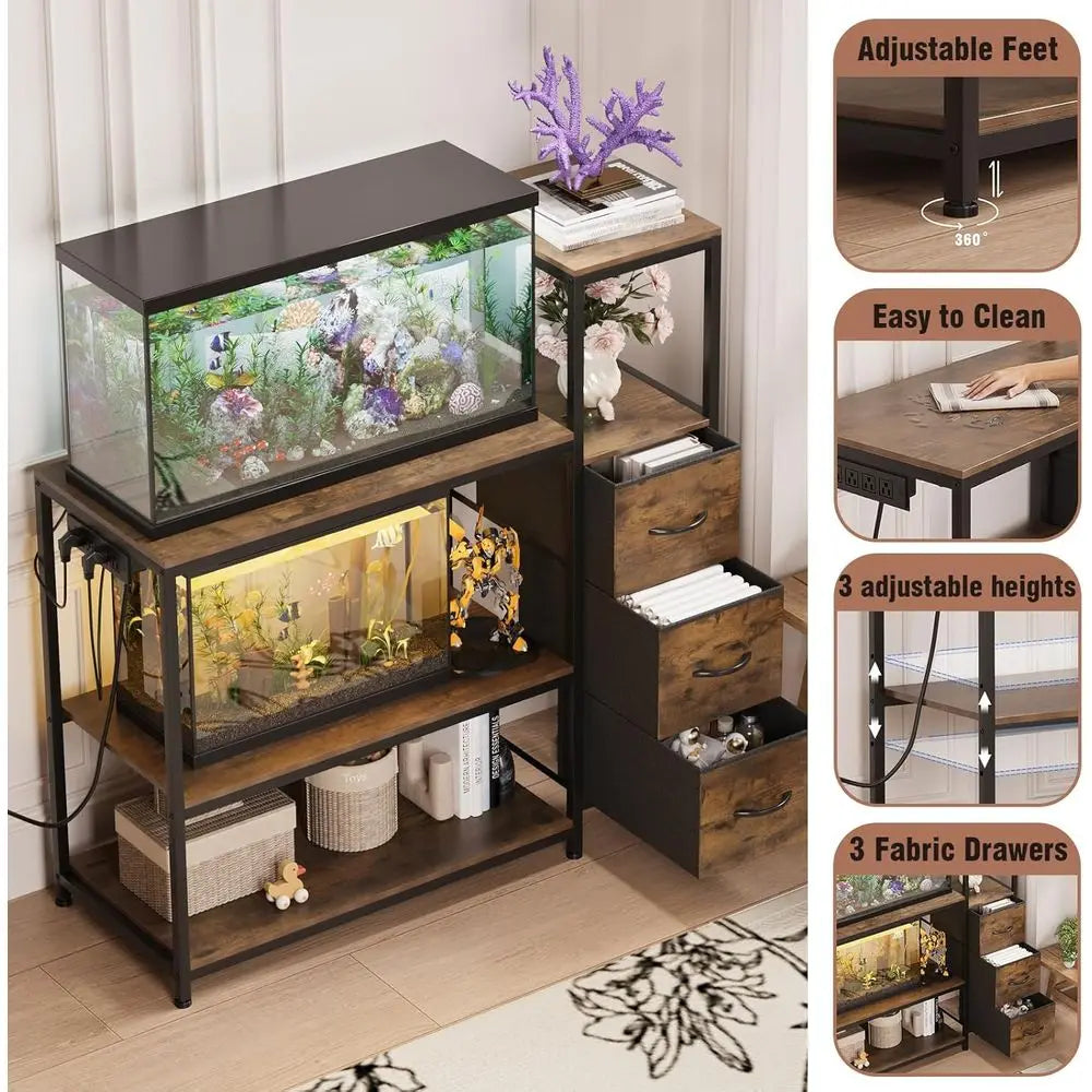 Heavy-Duty 20 Gallon Fish Tank Stand