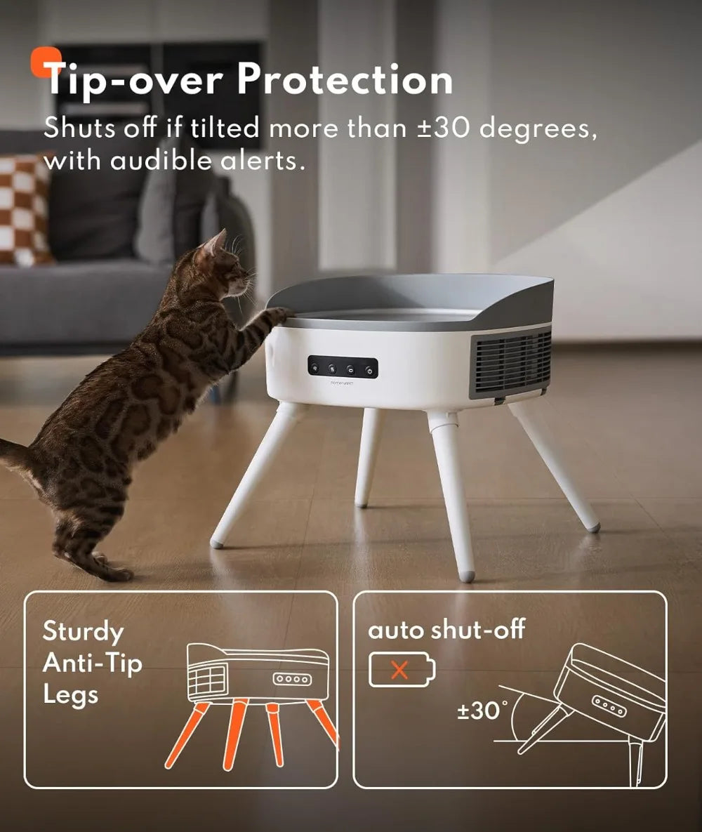 Heated Pet Bed & Air Filtration