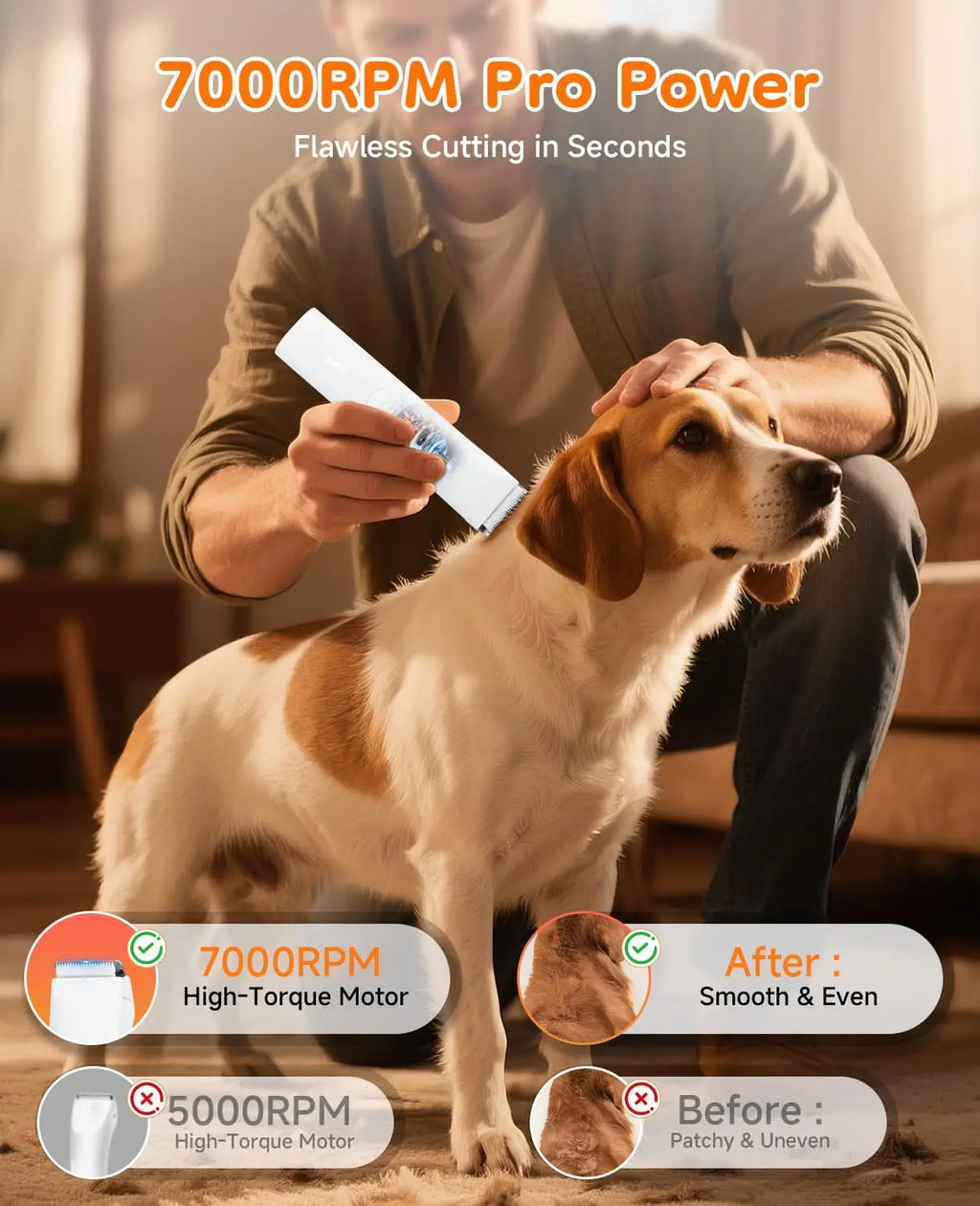 14 in 1 Cordless Dog Grooming Kit