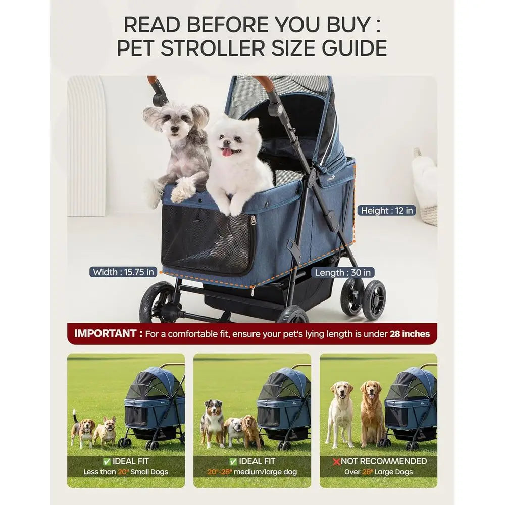 Foldable Pet Stroller