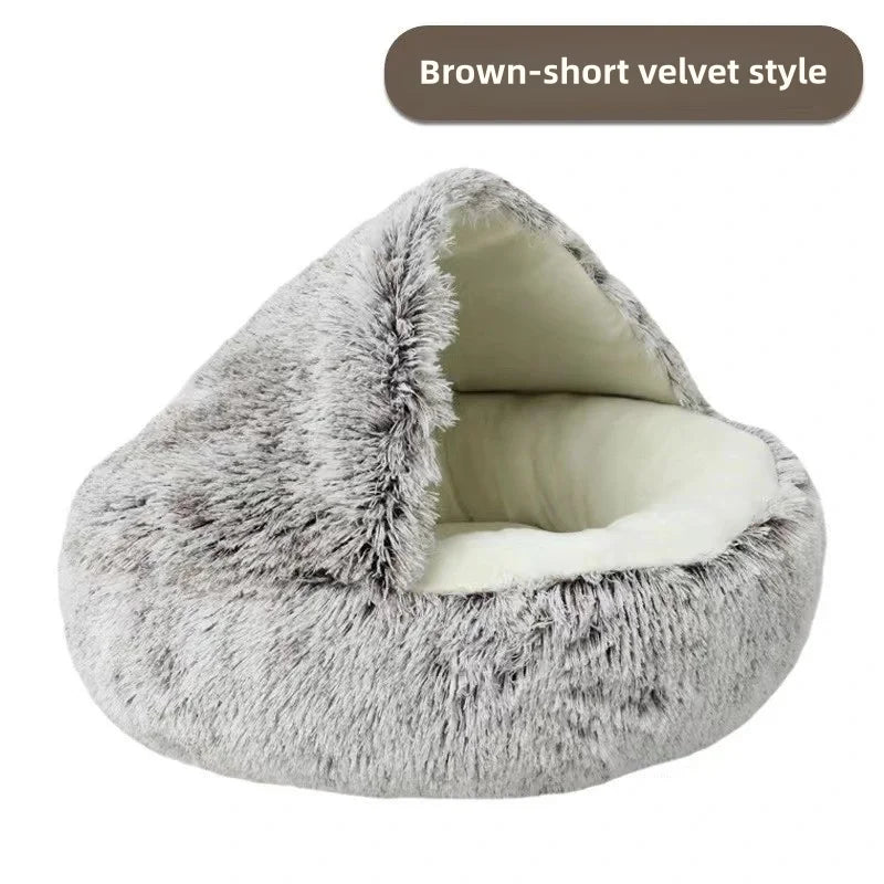 Autumn and Winter soft plush pet bed