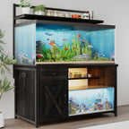 Oak Heavy-Duty 55-75 Gallon Aquarium Stand