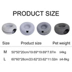 2 in 1 Tunnel for Cats Bed