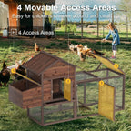 Large Wooden Chicken Coop, 160IN Outdoor