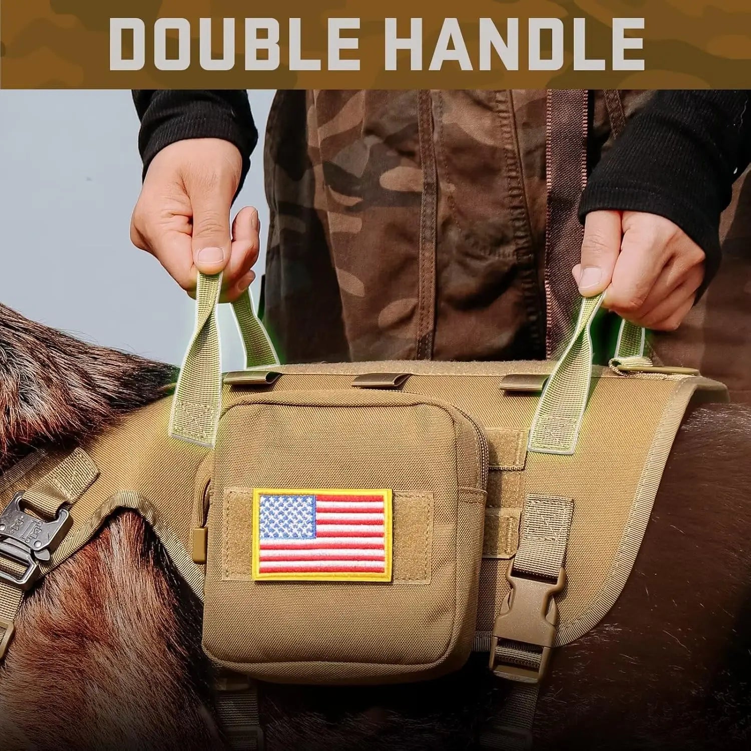 Tactical Dog Harness Set