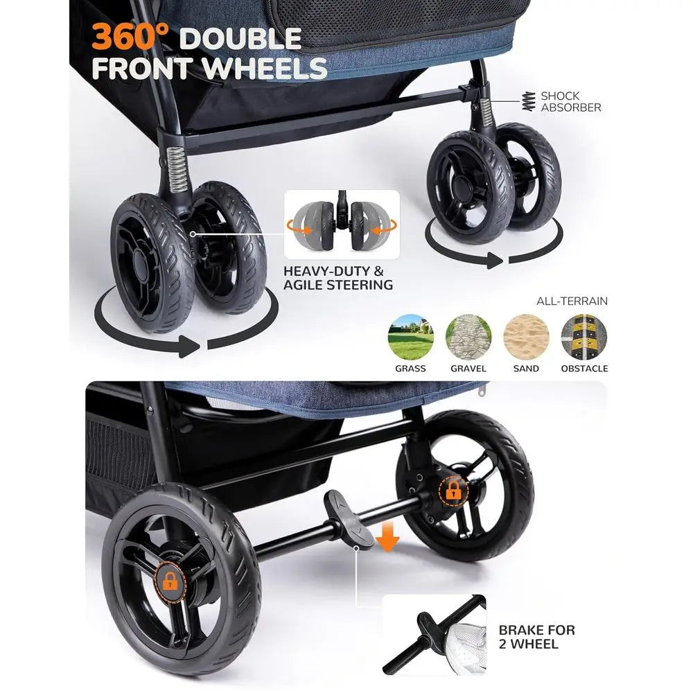 Foldable Pet Stroller