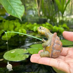 Fishing Turtle Hanging Turtle Figurine