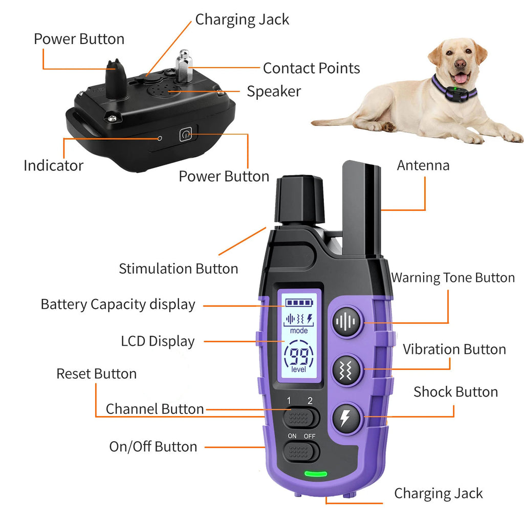 3300Ft Electric Dog Training Collar