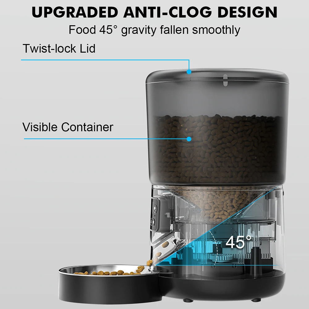 Automatic smart pet feeder