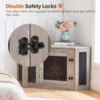 Corner Dog Crate Furniture