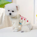 Embroidered Heart Pet Sweatshirt