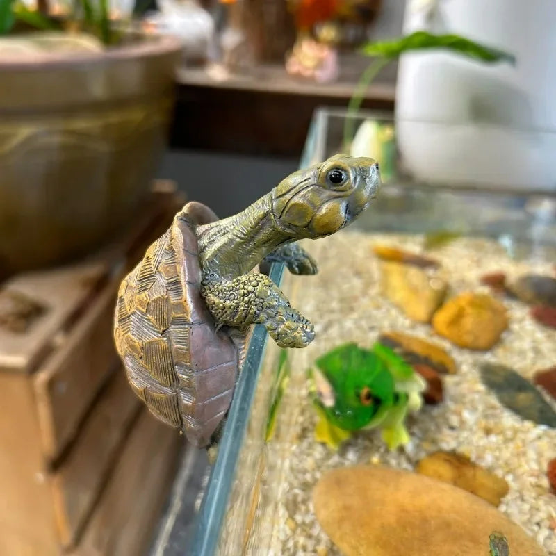 Fishing Turtle Hanging Turtle Figurine
