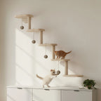5 Step Wooden Cat Climbing Frame
