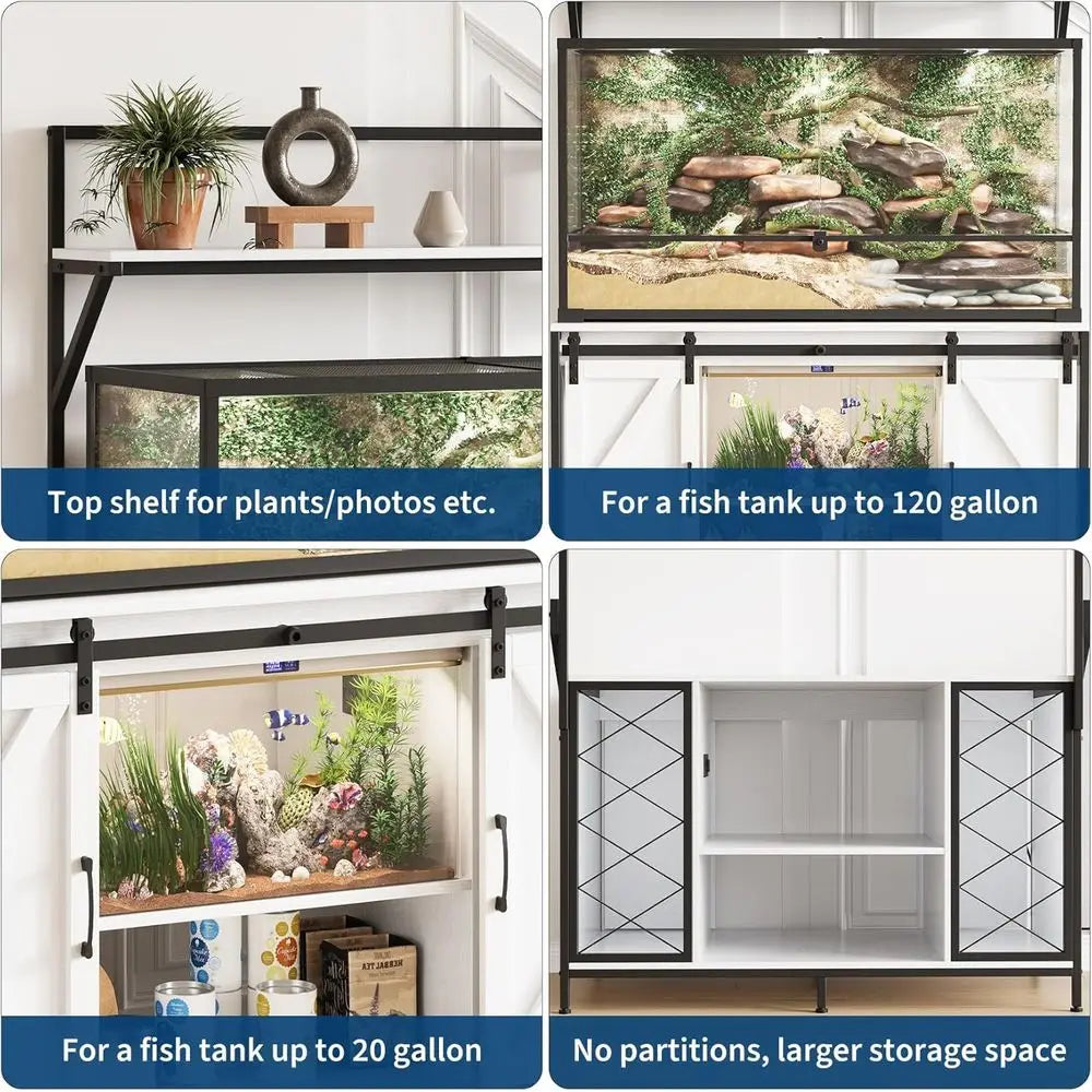 120 Gallon Capacity Reptile Tank Stand