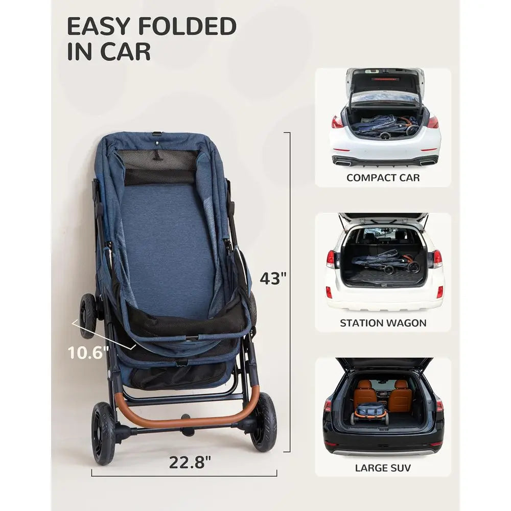 Foldable Pet Stroller